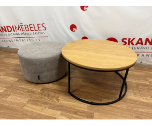 Coffee table and pouf set (Exposition)